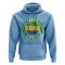 Gabon Football Badge Hoodie (Sky)