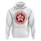 Hong Kong Football Badge Hoodie (White)