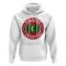 Maldives Football Badge Hoodie (White)