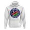 Namibia Football Badge Hoodie (White)