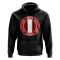 Peru Football Badge Hoodie (Black)