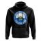 San Marino Football Badge Hoodie (Black)