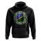 Solomon Islands Football Badge Hoodie (Black)