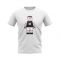 Alessandro Del Piero Juventus Brick Footballer T-Shirt (White)