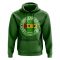 Sao Tome and Principe Football Badge Hoodie (Green)