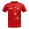 Steven Gerrard Liverpool Player Graphic T-Shirt (Red)