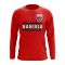 Namibia Core Football Country Long Sleeve T-Shirt (Red)