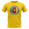 Cameroon Football Badge T-Shirt (Yellow)