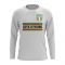 Ivory Coast Core Football Country Long Sleeve T-Shirt (White)