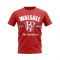 Walsall Established Football T-Shirt (Red)