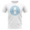 Guatemala Football Badge T-Shirt (White)