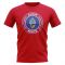 Guam Football Badge T-Shirt (Red)