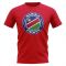 Namibia Football Badge T-Shirt (Red)