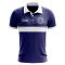 Cook Islands Concept Stripe Polo Shirt (Navy) (Kids)