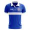 Iceland Concept Stripe Polo Shirt (Blue) (Kids)