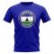 Lesotho Football Badge T-Shirt (Royal)