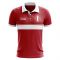 Peru Concept Stripe Polo Shirt (Red)