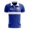 Slovenia Concept Stripe Polo Shirt (Blue) (Kids)