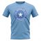 Somalia Football Badge T-Shirt (Sky)