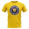 Turks and Caicos Football Badge T-Shirt (Yellow)