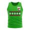 Sudan Core Football Country Sleeveless Tee (Green)