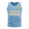 Kazakhstan Core Football Country Sleeveless Tee (Sky)