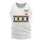 Iran Core Football Country Sleeveless Tee (White)