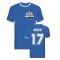 Joe Aribo Rangers Ringer Tee (Blue)