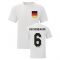 Franz Beckenbauer Germany National Hero Tees's (White)