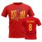 Youri Tielemans Belgium Player Tee (Red)