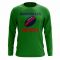 Australia Rugby Ball Long Sleeve Tee (Green)