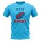 Fiji Rugby Ball T-Shirt (Tropical Blue)