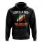 Ireland Rugby Ball Hoody (Black)