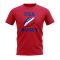 USA Rugby Ball T-Shirt (Red)