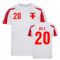 Dele Alli England Sports Training Jersey (White-Red)