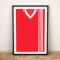 Aberdeen 1976 Football Shirt Art Print