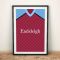 Burnley 1988 Football Shirt Art Print