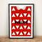 Hamilton Accies 91/93 Football Shirt Art Print