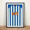 Kilmarnock 18/19 Football Shirt Art Print