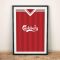 Liverpool 1995 Football Shirt Art Print