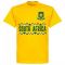 South Africa Rugby Team T-shirt - Yellow