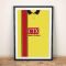 Watford 1997-98 Football Shirt Art Print