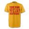 Your Name Loves Galatasaray T-shirt (yellow)