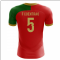 2024-2025 Portugal Flag Home Concept Football Shirt (F.Coentrao 5)