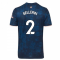 2020-2021 Arsenal Adidas Third Football Shirt (Kids) (BELLERIN 2)