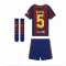 2020-2021 Barcelona Home Nike Little Boys Mini Kit (PUYOL 5)