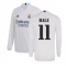 2020-2021 Real Madrid Long Sleeve Home Shirt (BALE 11)