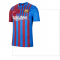 2021-2022 Barcelona Home Shirt (F.DE JONG 21)