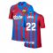 2021-2022 Barcelona Home Shirt (Kids) (ABIDAL 22)