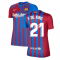 2021-2022 Barcelona Womens Home Shirt (F.DE JONG 21)